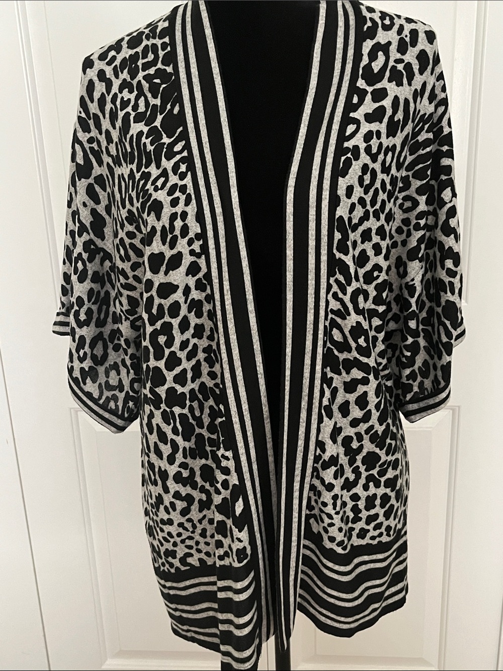 Leopard Print Kimono
